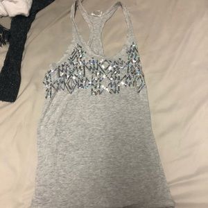 Sequins Pink Tank